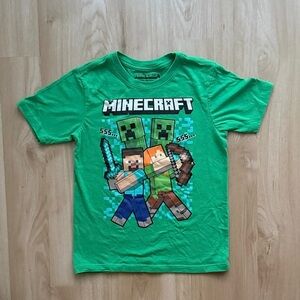 Minecraft Green Kids T-Shirt